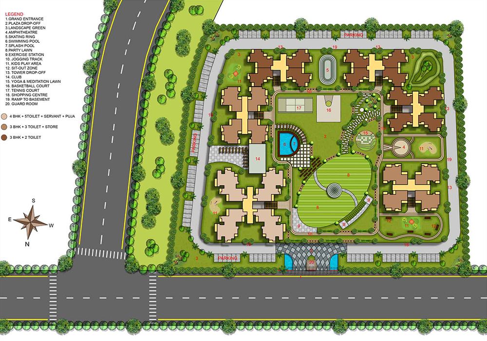 Civitech Stadia Master Plan by landlinkerinfra