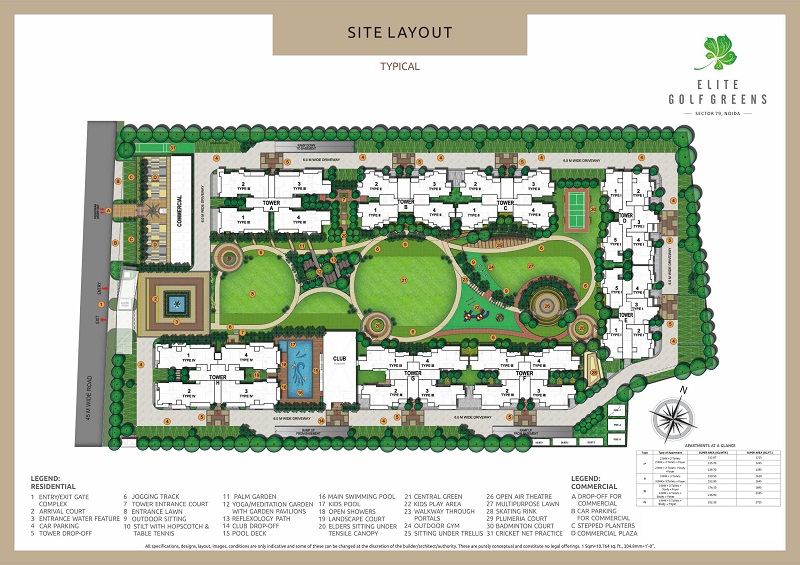 Elite Golf Green Master Plan By landlinkerinfra