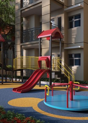 Kids Play Area With Slides